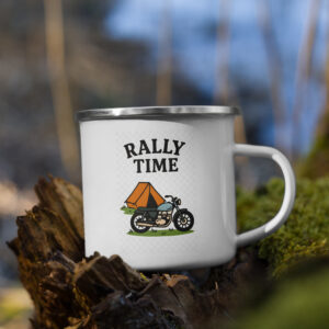 enamel-mug-white-12-oz-right-68f3408b65305.jpg Rally Time Enamel Mug