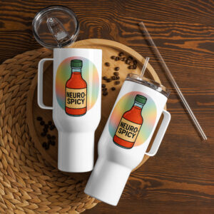Nurospicy Travel mug with a handle