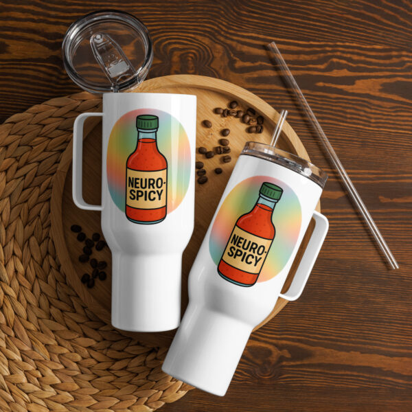 Nurospicy Travel mug with a handle