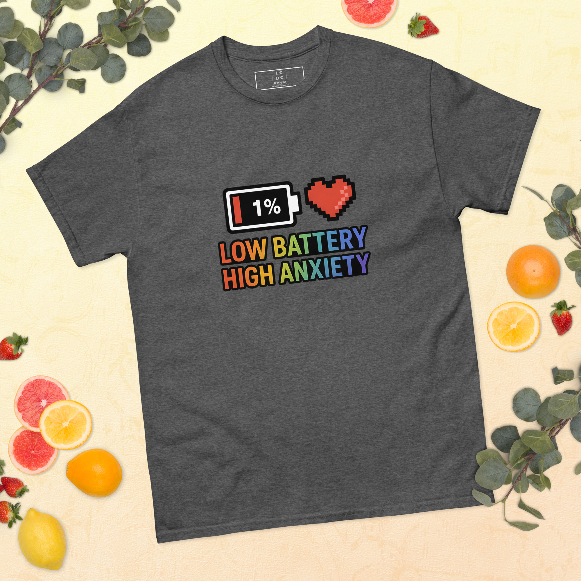 Low Battery Unisex classic tee - Image 12
