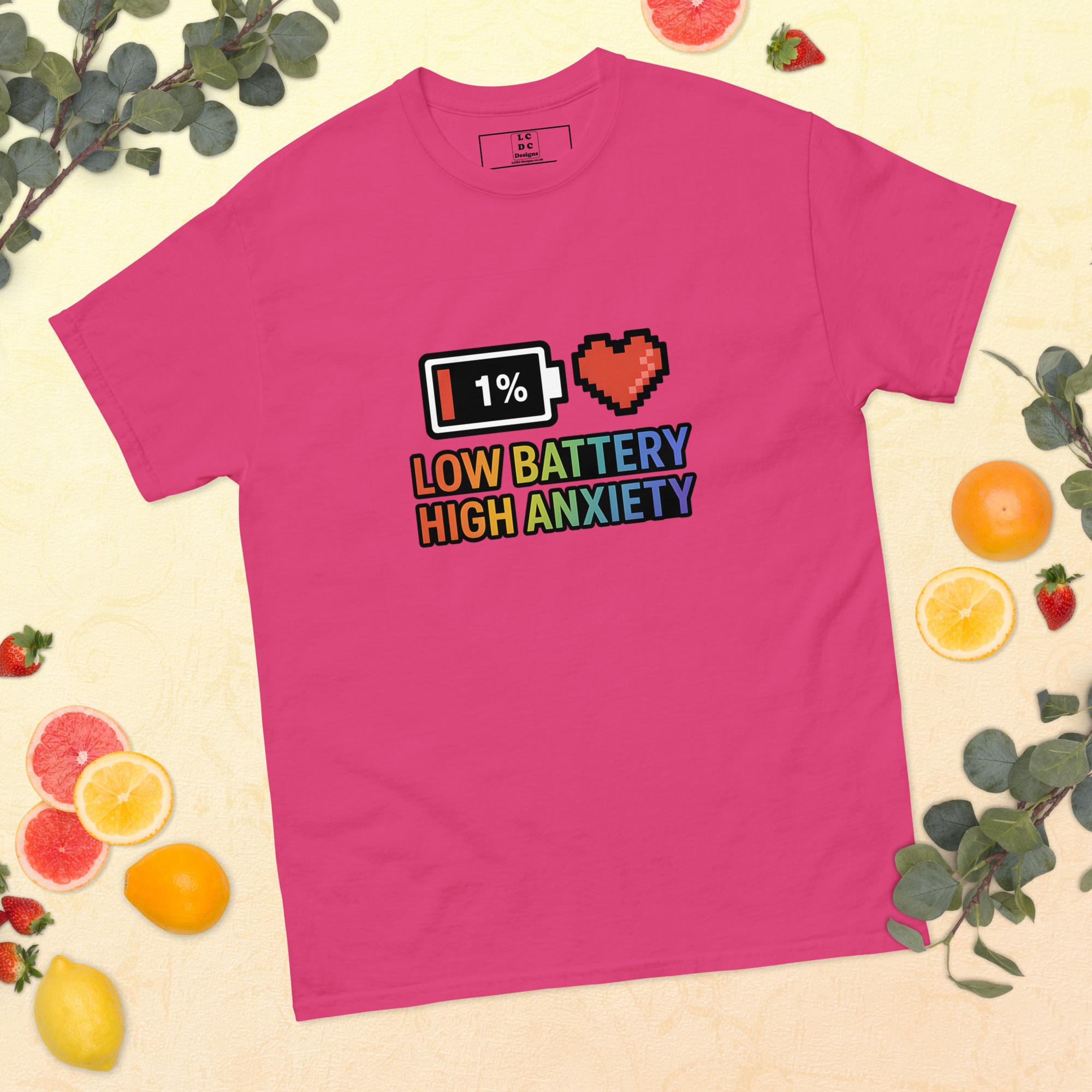 Low Battery Unisex classic tee - Image 14