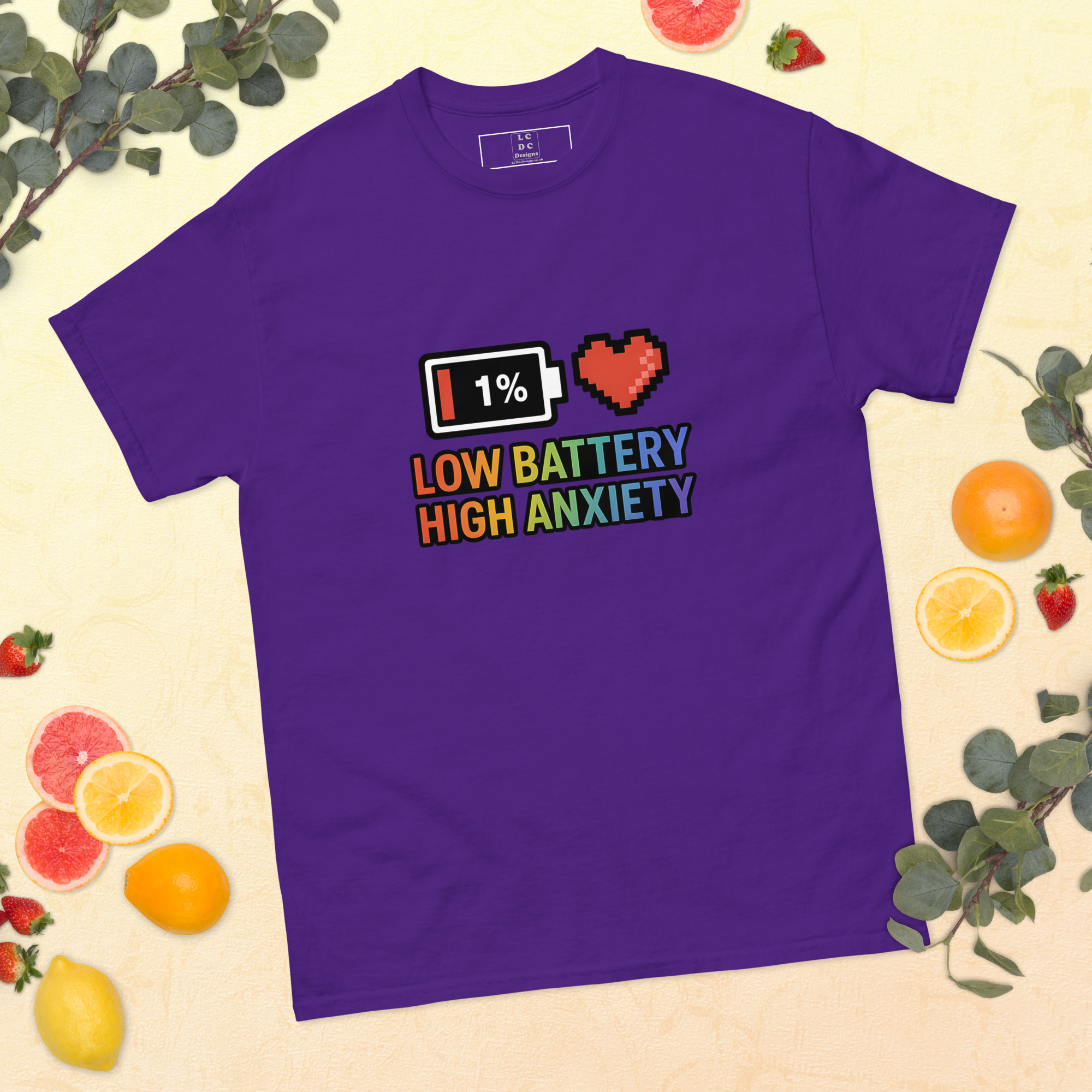 Low Battery Unisex classic tee - Image 9
