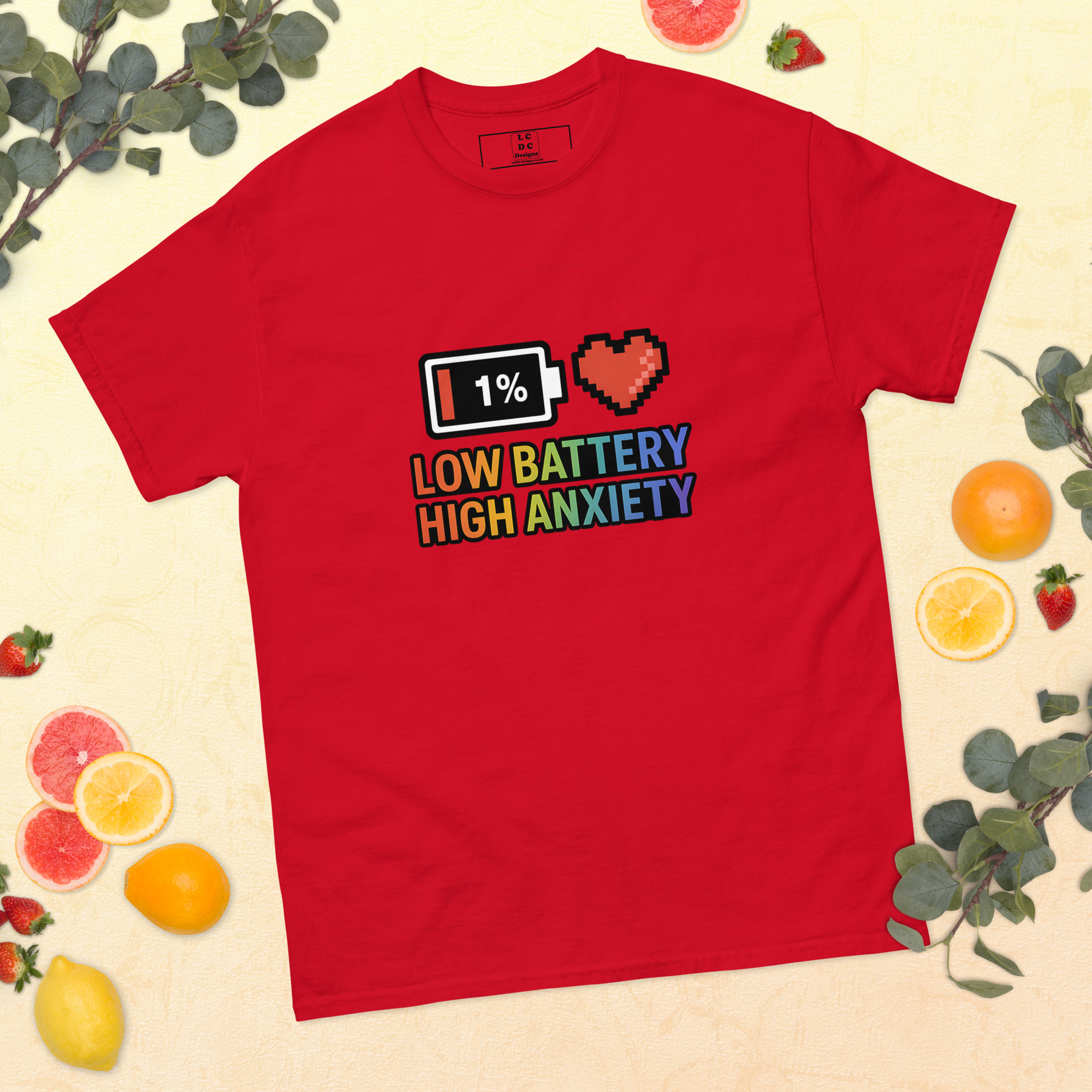 Low Battery Unisex classic tee - Image 10