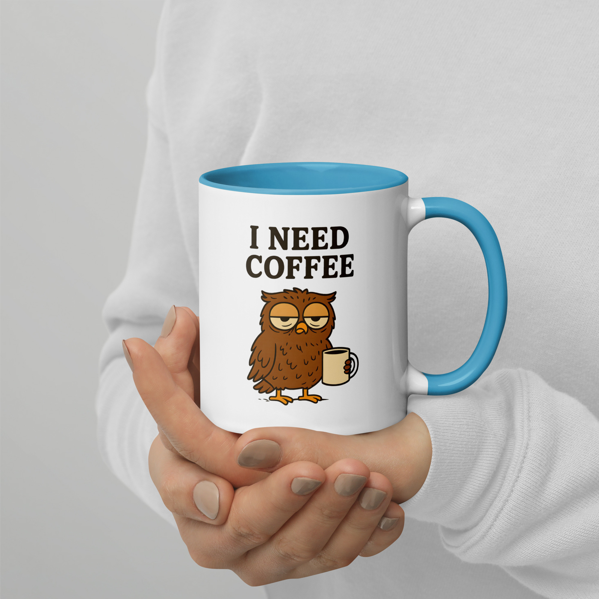 Colourful Owl Coffee Mug - Image 6