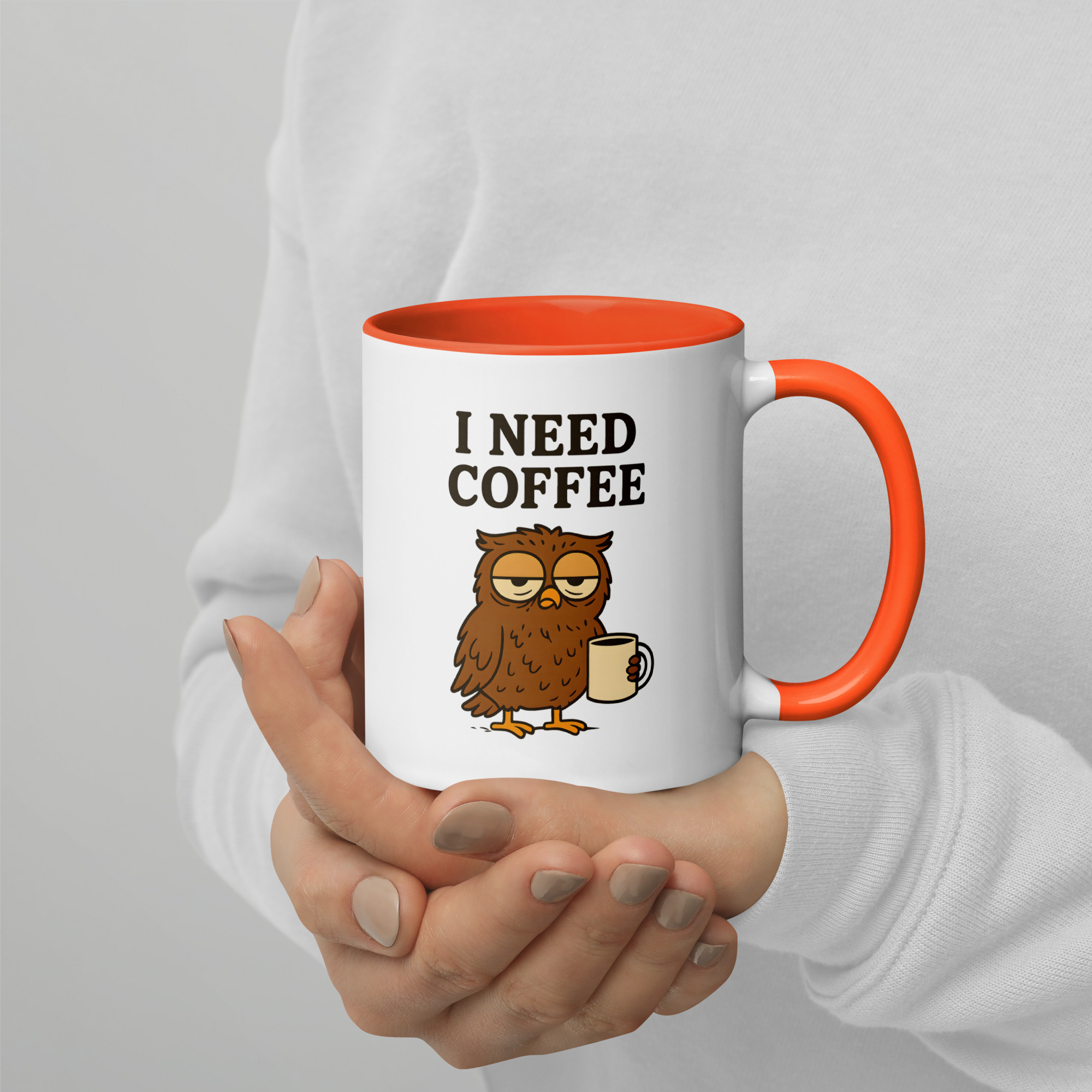 Colourful Owl Coffee Mug - Image 5