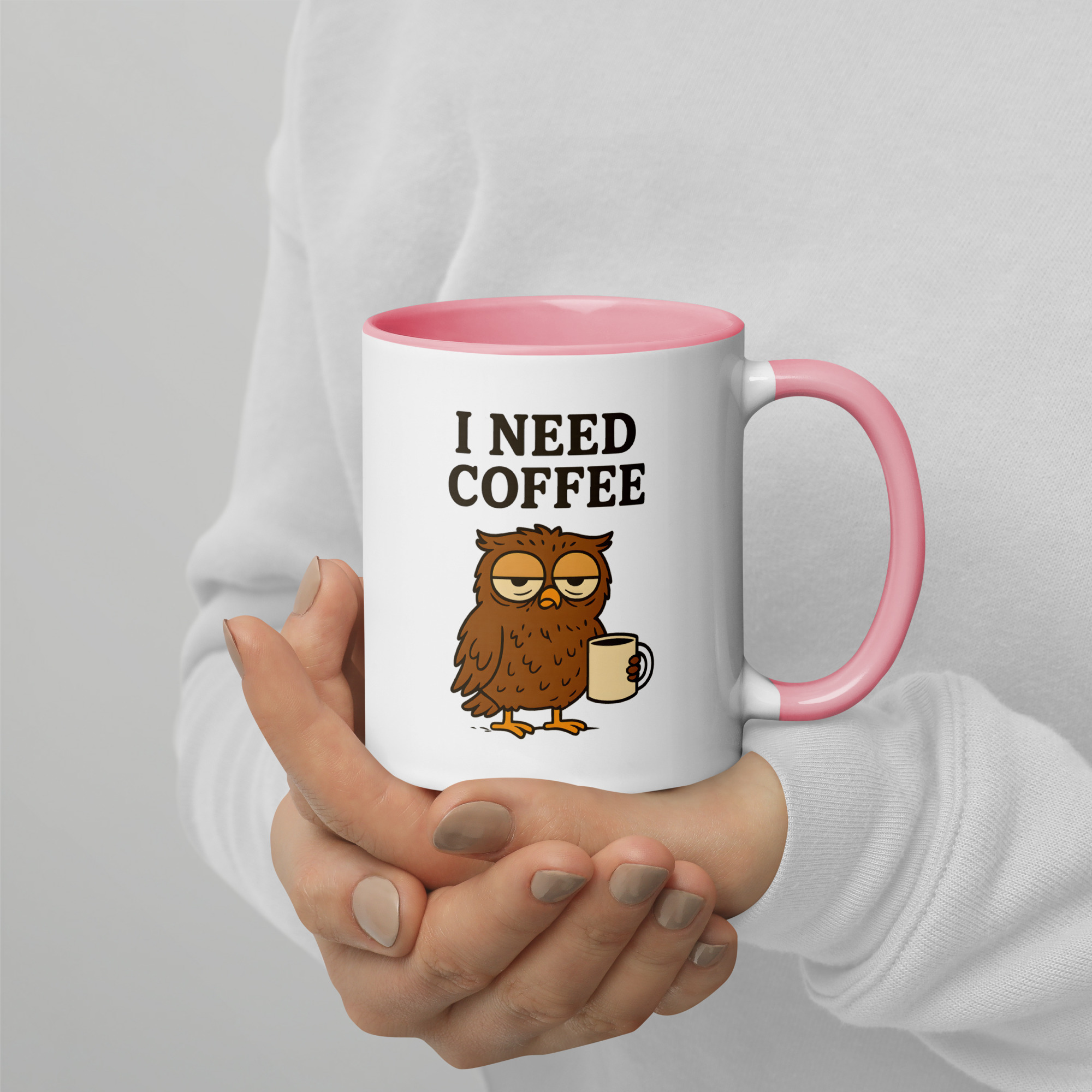 Colourful Owl Coffee Mug - Image 8