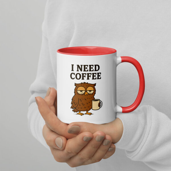 Colourful Owl Coffee Mug - Image 3