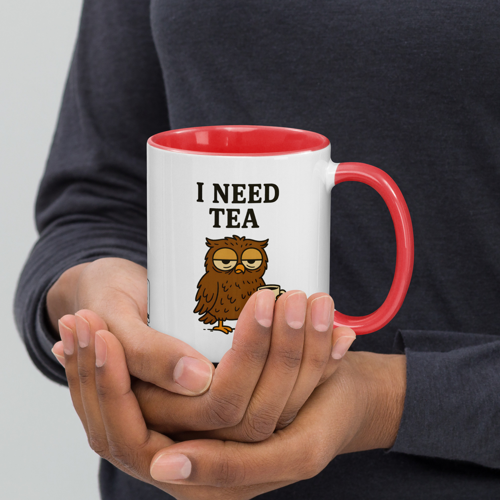 Colouful Owl Tea Mug - Image 3