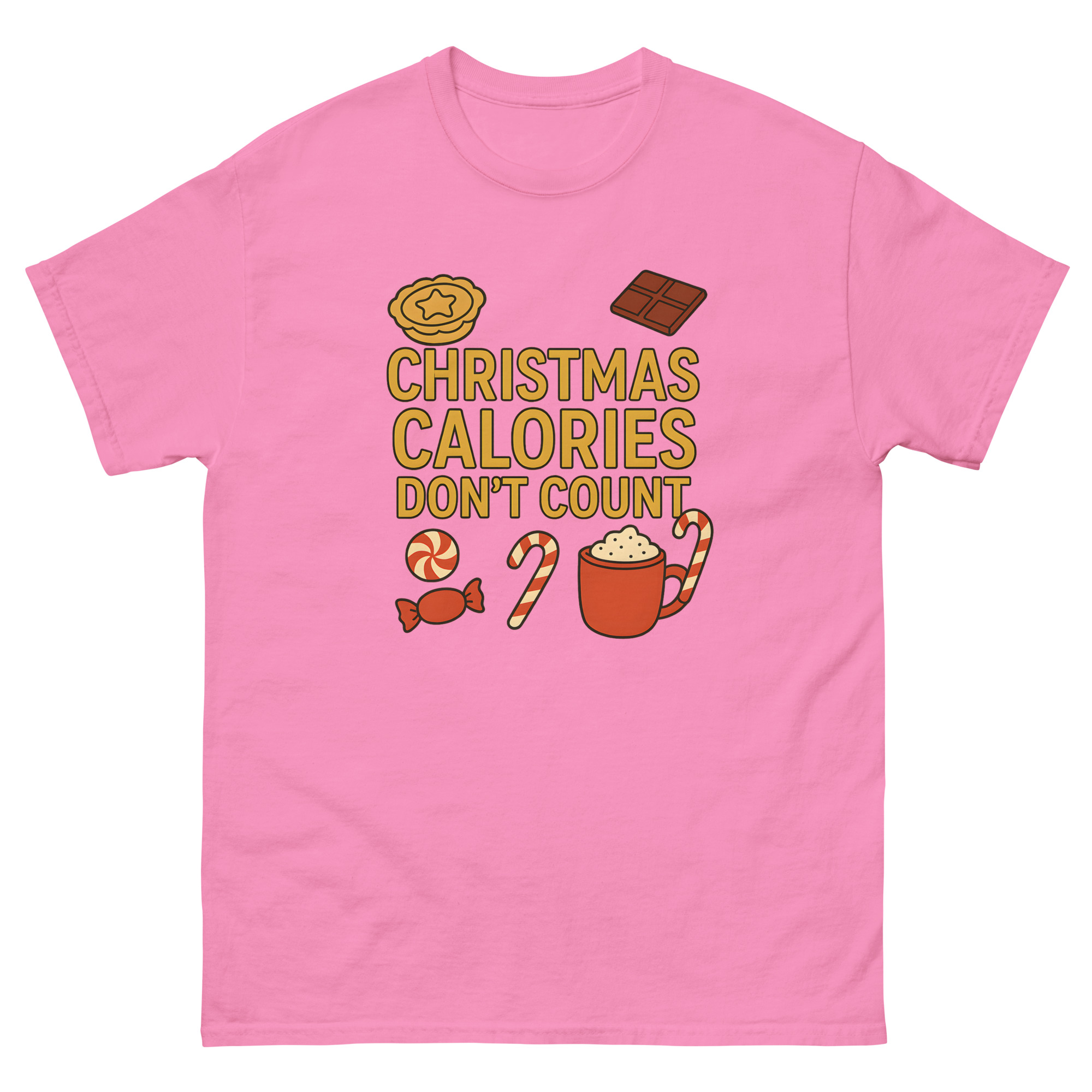 Christmas Calories Don't Count Tee - Image 7