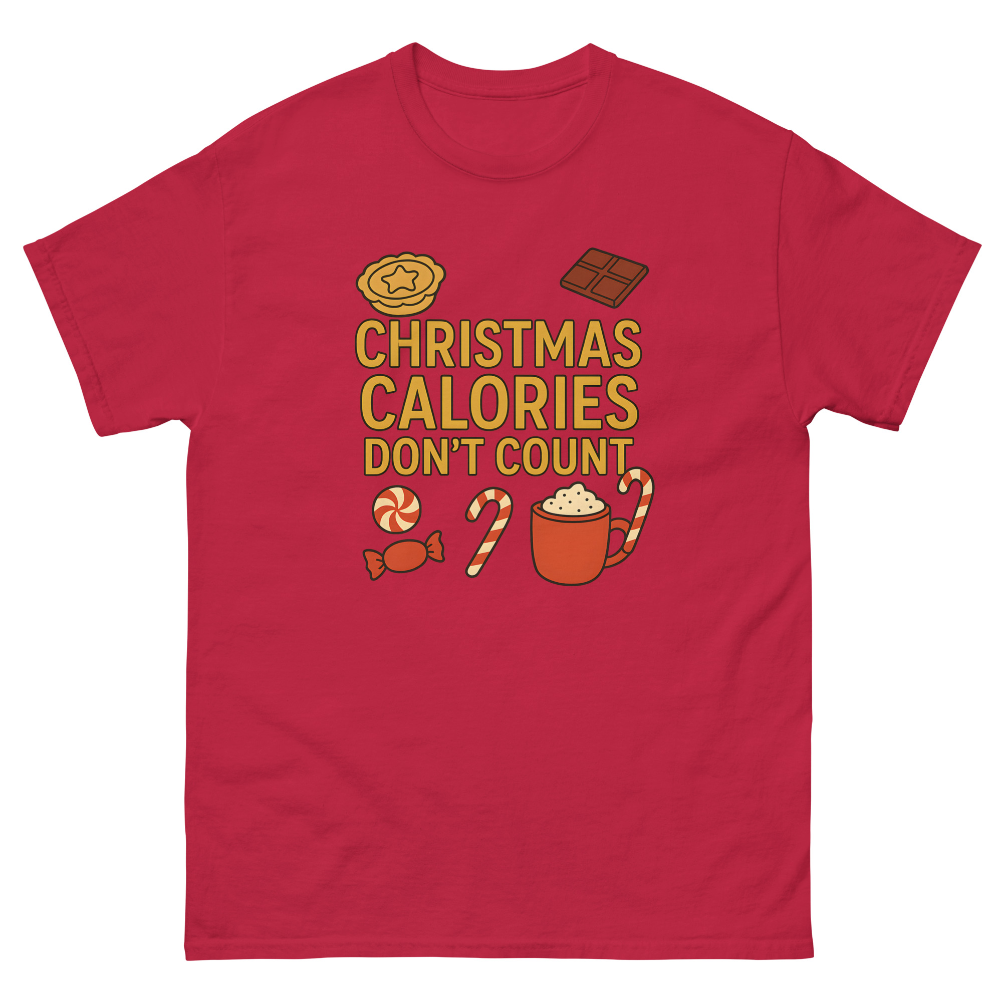 Christmas Calories Don't Count Tee - Image 4