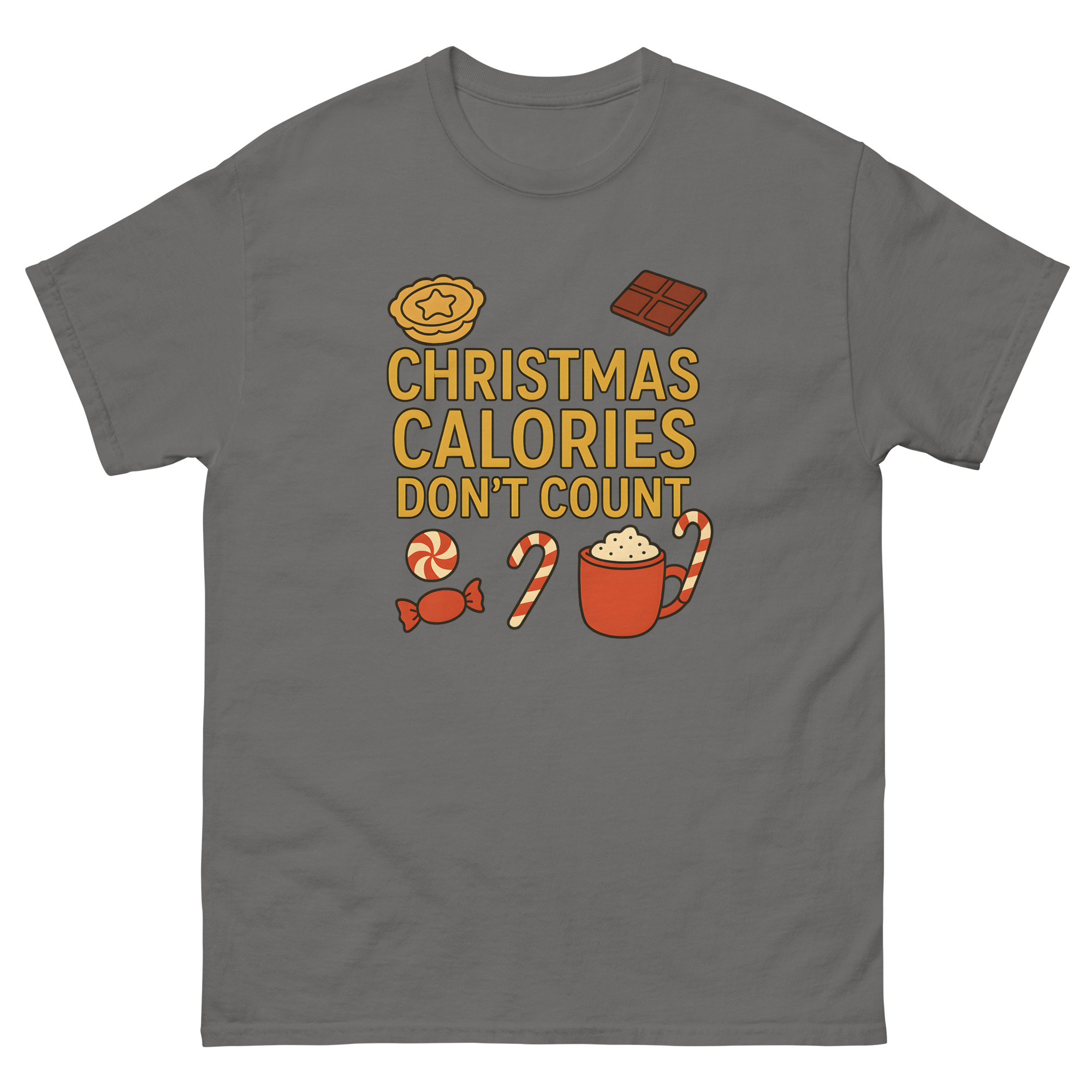 Christmas Calories Don't Count Tee - Image 6