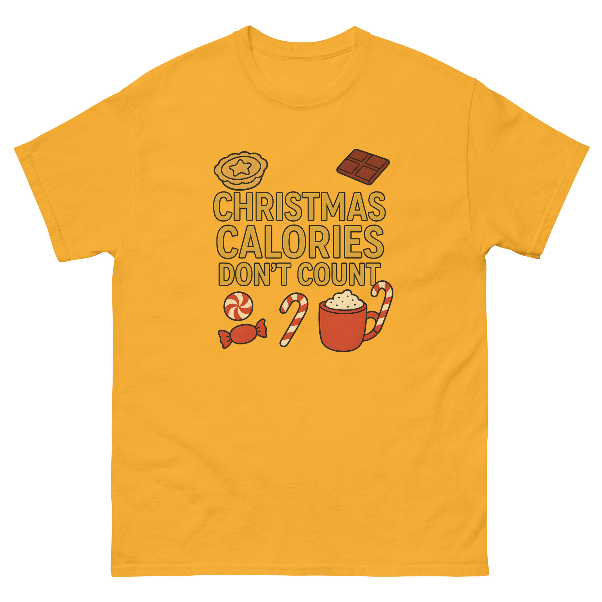 Christmas Calories Don't Count Tee - Image 8