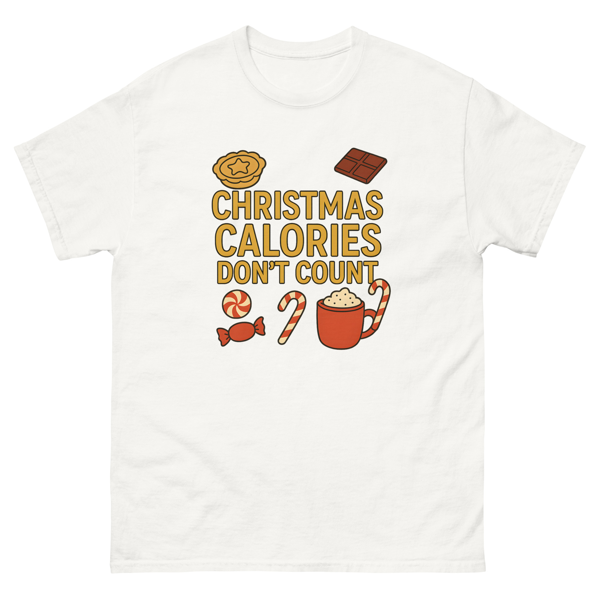 Christmas Calories Don't Count Tee - Image 9