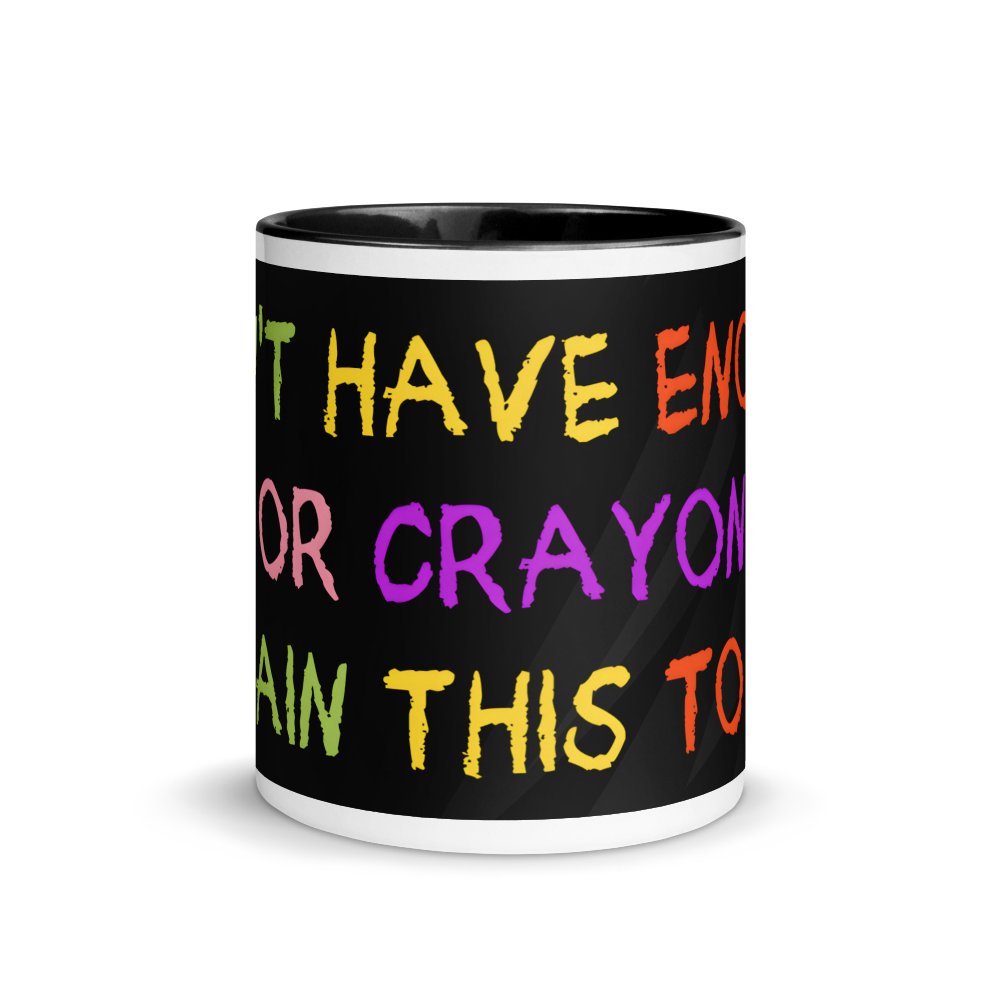 Colourful Funny Crayons Mug - Image 3