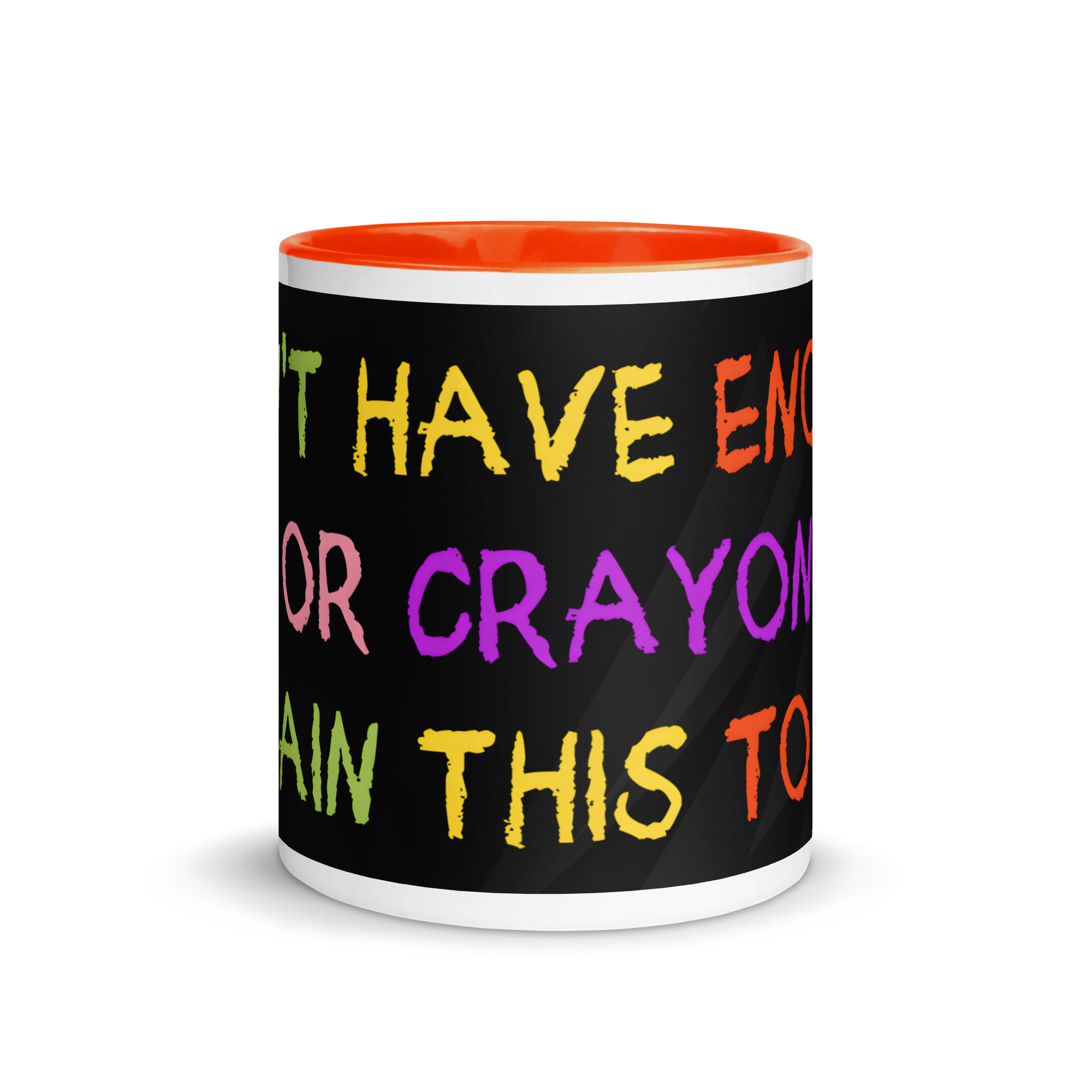 Colourful Funny Crayons Mug - Image 9