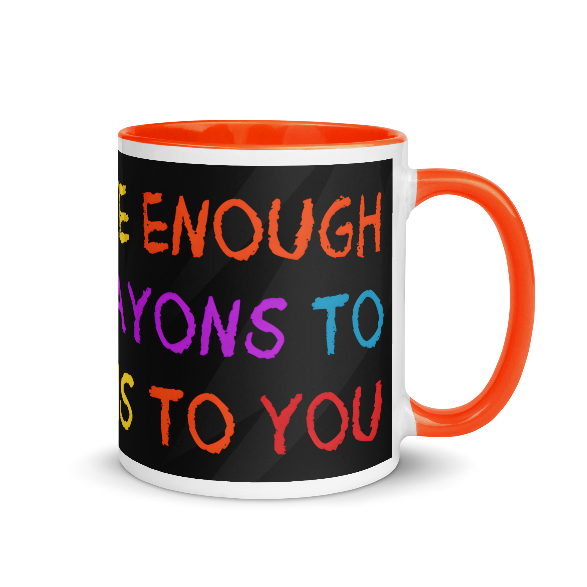 Colourful Funny Crayons Mug - Image 8