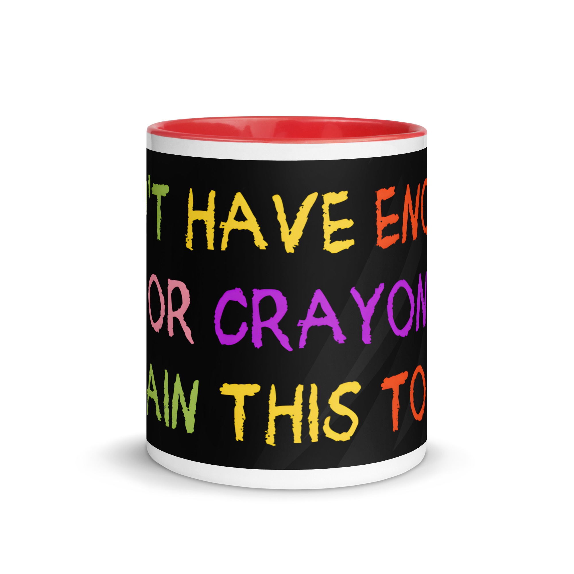 Colourful Funny Crayons Mug - Image 6